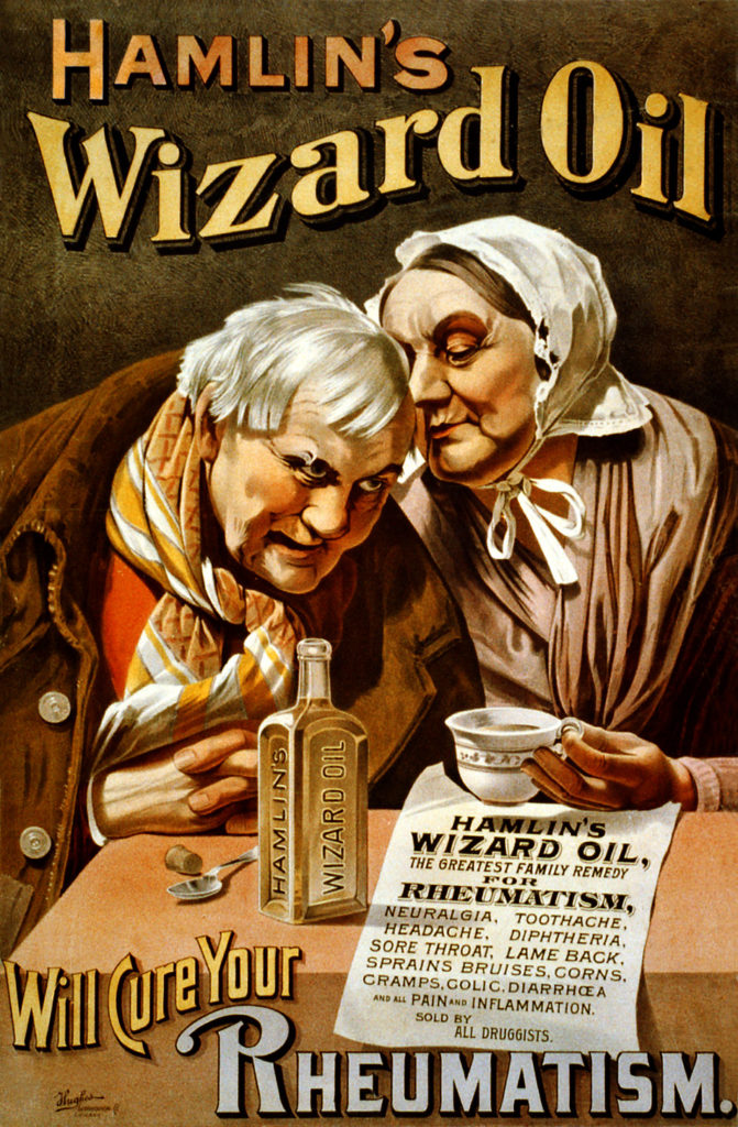  Hamlin's Wizard Oil Poster 1890