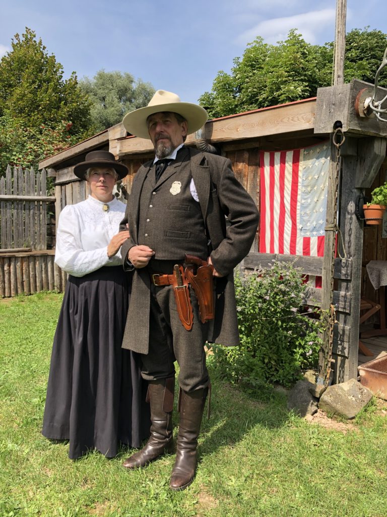 Authentic Camp 2021 - Old West Sheriff with wife