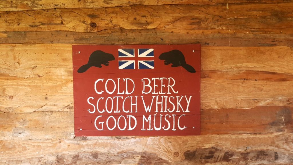 Authentic Camp 2021 - tavern sign, cold beer, scotch whisky, good music