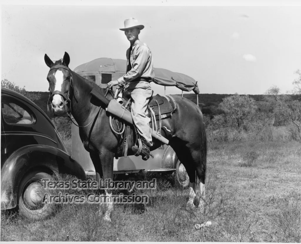 Texas Ranger zu Pferd